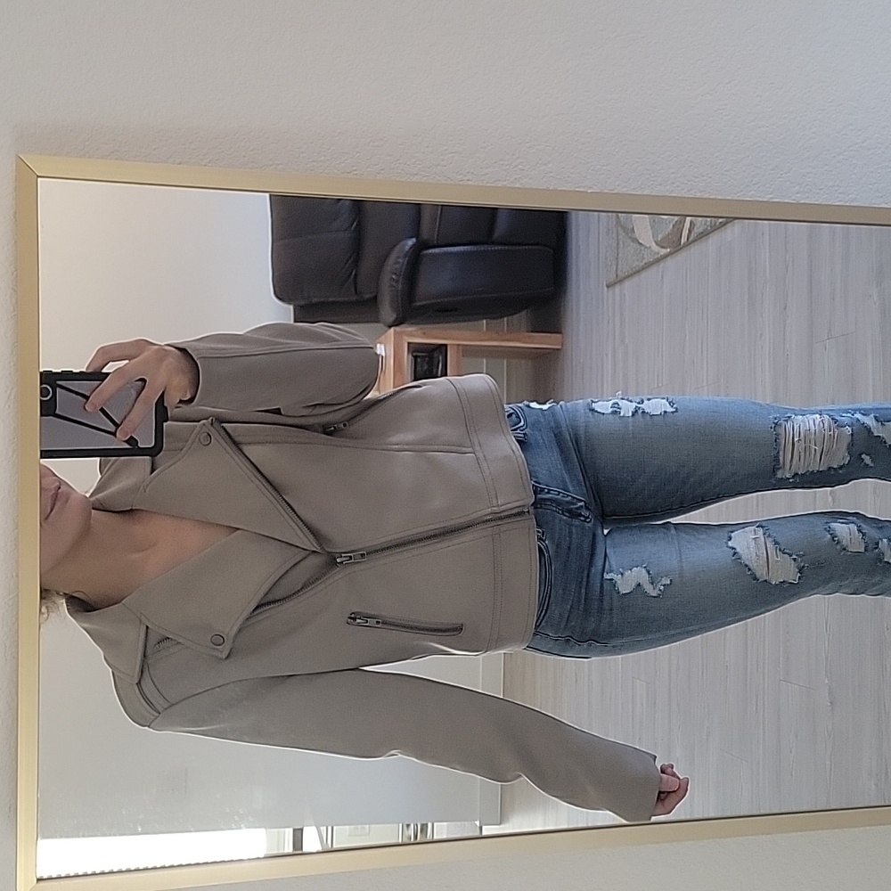Philosophy faux moto jacket